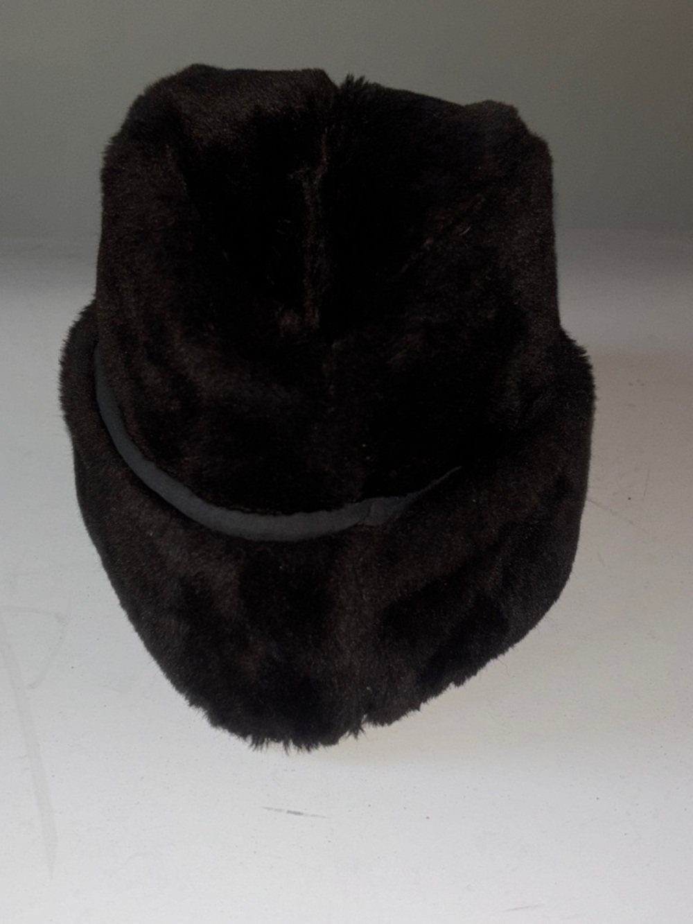 Dark Brown Faux Fur Winter Hat